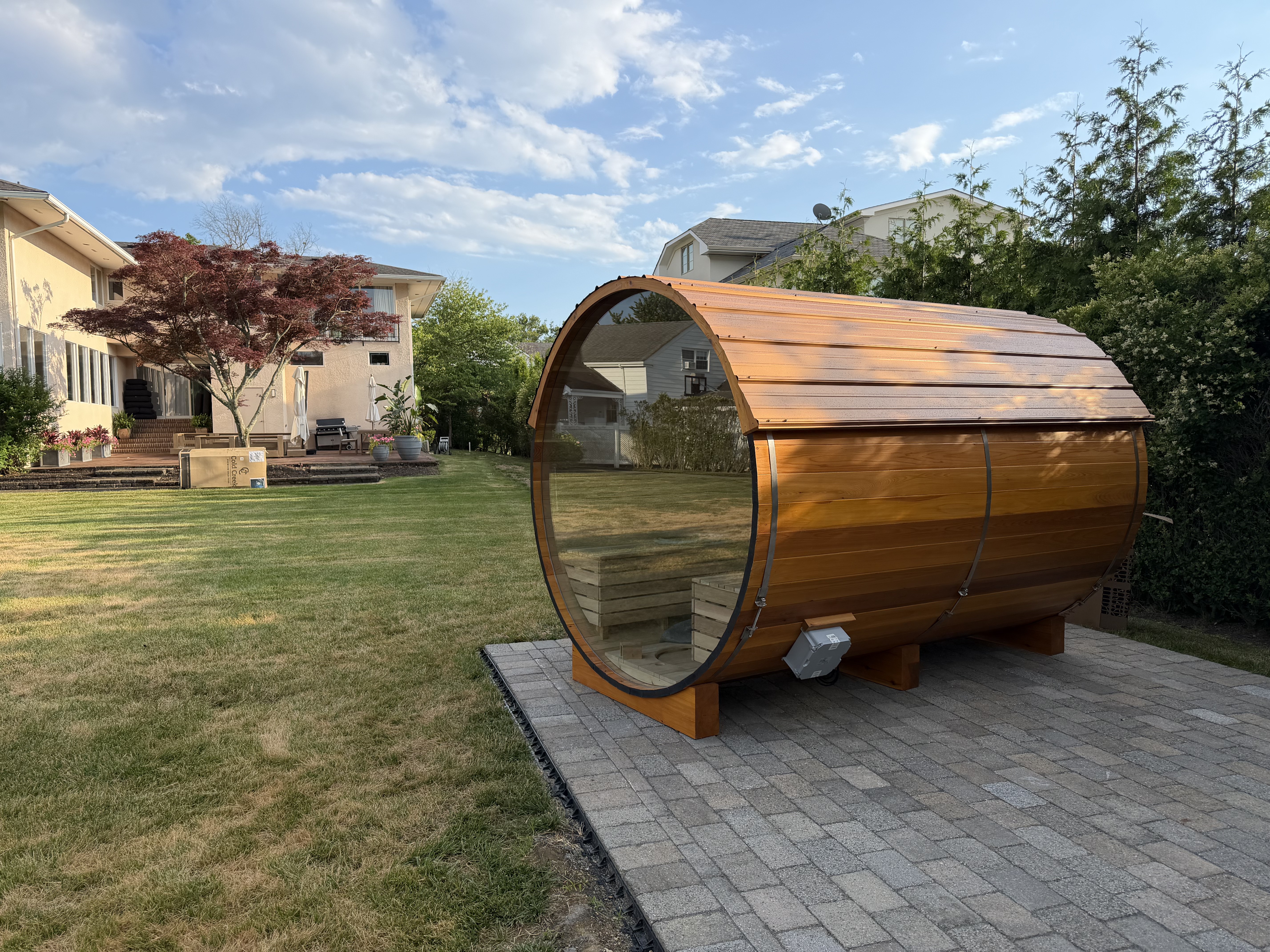 10 foot backyard electric barrel